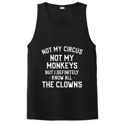 Not My Circus Not My Monkeys But I Definitely Know Nanny PosiCharge Competitor Tank