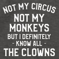 Not My Circus Not My Monkeys But I Definitely Know Nanny Vector Backpack