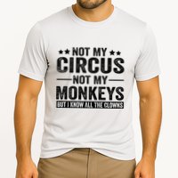 Not My Circus Not My Monkeys But I Definitely Know All The Clowns Funny Saying Performance Shirt