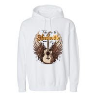 Nashville Music City Super Soft Howdy Garment-Dyed Fleece Hoodie