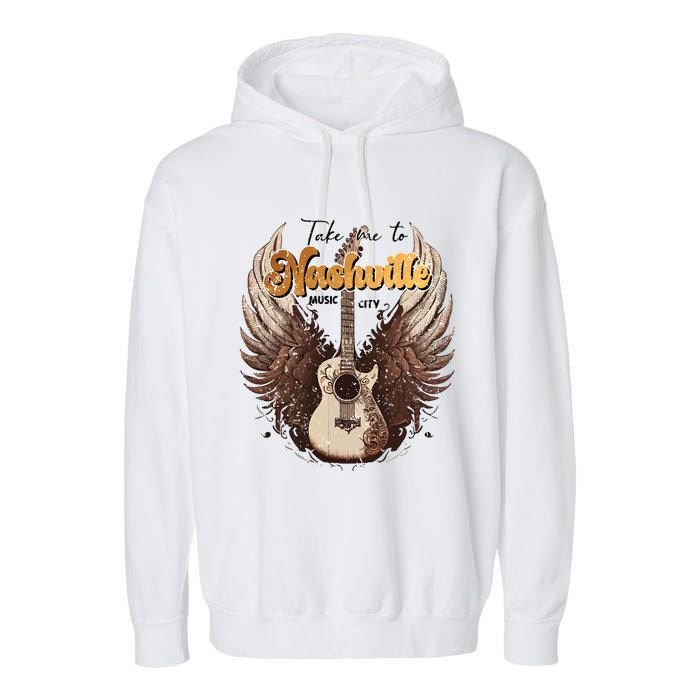 Nashville Music City Super Soft Howdy Garment-Dyed Fleece Hoodie