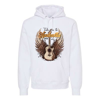 Nashville Music City Super Soft Howdy Premium Hoodie