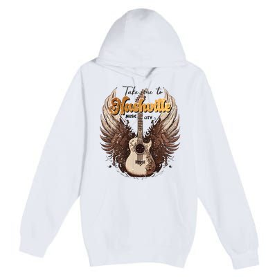 Nashville Music City Super Soft Howdy Premium Pullover Hoodie