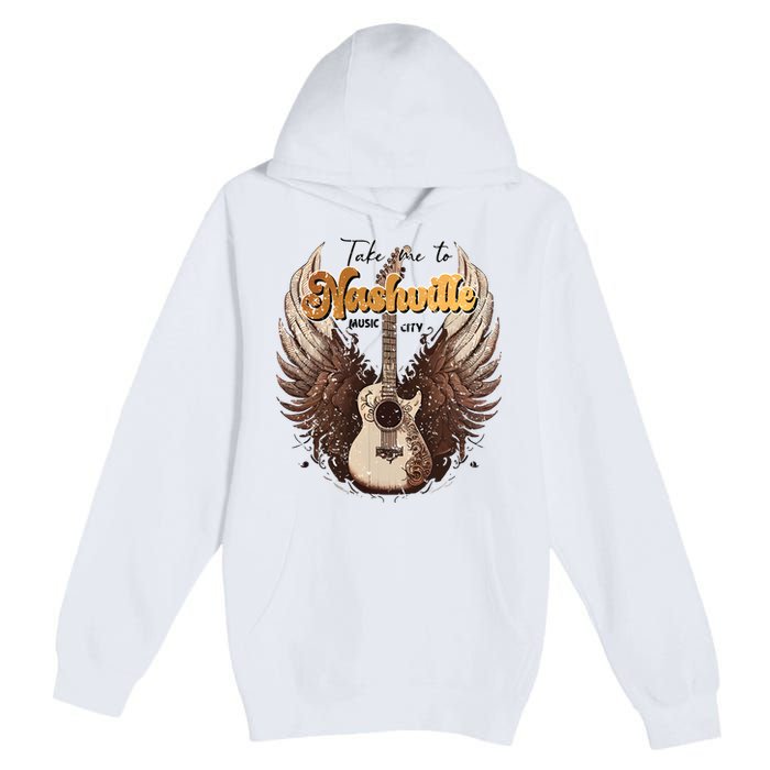 Nashville Music City Super Soft Howdy Premium Pullover Hoodie