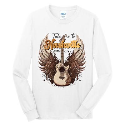 Nashville Music City Super Soft Howdy Tall Long Sleeve T-Shirt