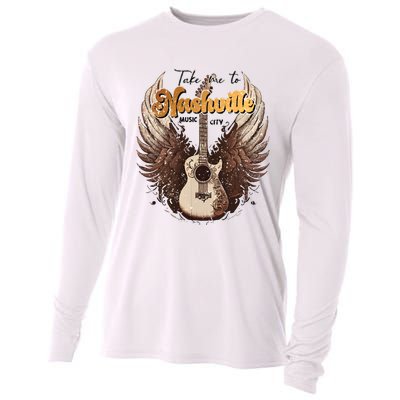 Nashville Music City Super Soft Howdy Cooling Performance Long Sleeve Crew