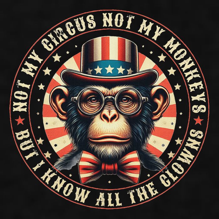 Not My Circus Not My Monkeys But I Know All The Clowns Ladies PosiCharge Tri-Blend Wicking Tank