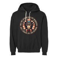 Not My Circus Not My Monkeys But I Know All The Clowns Garment-Dyed Fleece Hoodie