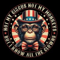 Not My Circus Not My Monkeys But I Know All The Clowns Drawstring Bag