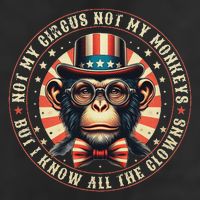Not My Circus Not My Monkeys But I Know All The Clowns 25L Jumbo Tote