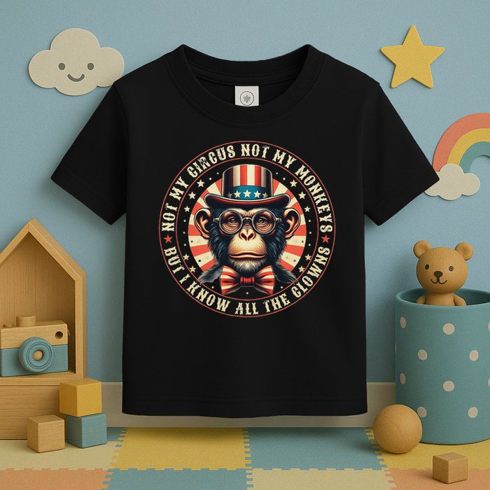 Not My Circus Not My Monkeys But I Know All The Clowns Toddler T-Shirt