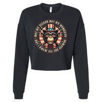 Not My Circus Not My Monkeys But I Know All The Clowns Cropped Pullover Crew