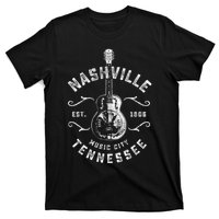 Nashville Music City Usa Gift Funny Vintage Gift T-Shirt