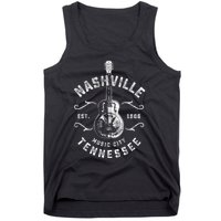 Nashville Music City Usa Gift Funny Vintage Gift Tank Top