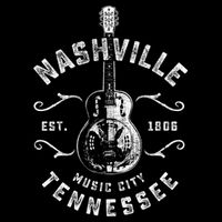 Nashville Music City Usa Gift Funny Vintage Gift Womens T-Shirt