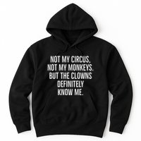 Not My Circus Not My Monkeys But The Clowns Definitely Know Hoodie