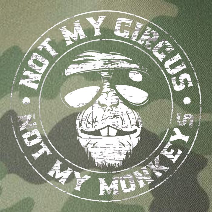 Not My Circus Not My Monkeys Legacy Tie Dye Trucker Hat