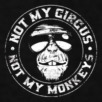 Not My Circus Not My Monkeys Ladies PosiCharge Tri-Blend Wicking Tank