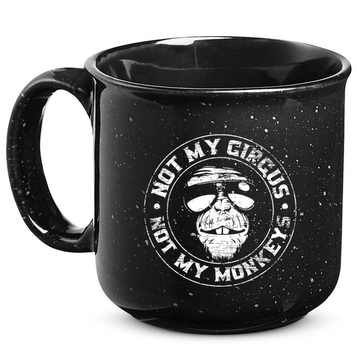 Not My Circus Not My Monkeys 15oz Campfire Ceramic Mug