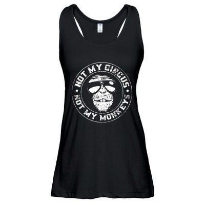 Not My Circus Not My Monkeys Ladies Essential Flowy Tank