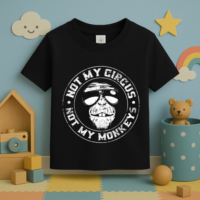 Not My Circus Not My Monkeys Toddler T-Shirt
