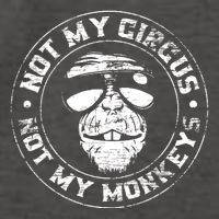 Not My Circus Not My Monkeys Vector Backpack