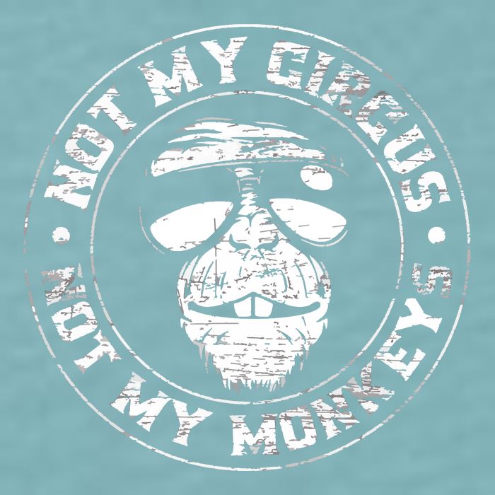 Not My Circus Not My Monkeys Sueded Cloud Jersey T-Shirt