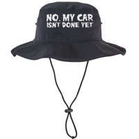No My Car Isnt Done Yet Mechanic Funny Auto Garage Dad Bucket Hat