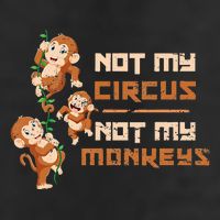 Not My Circus Not My Monkeys 25L Jumbo Tote