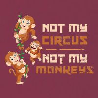 Not My Circus Not My Monkeys 16oz Travel Tumbler