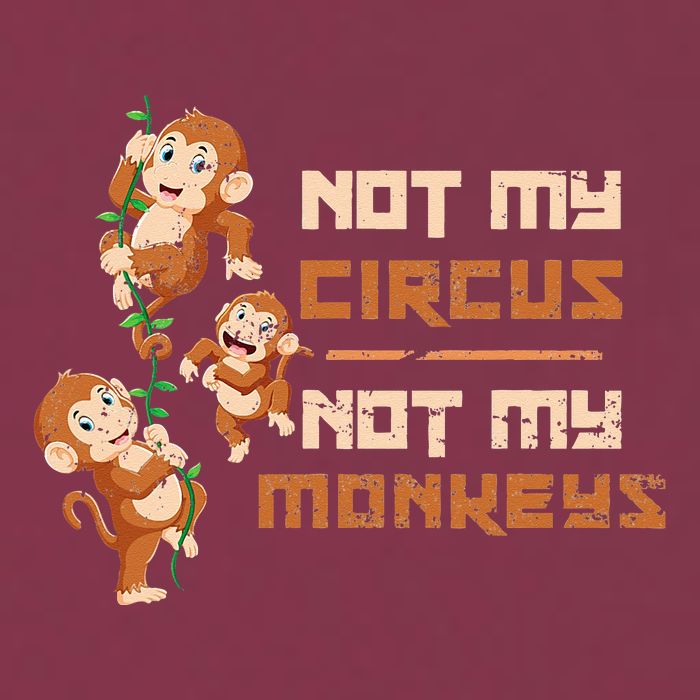 Not My Circus Not My Monkeys 16oz Travel Tumbler