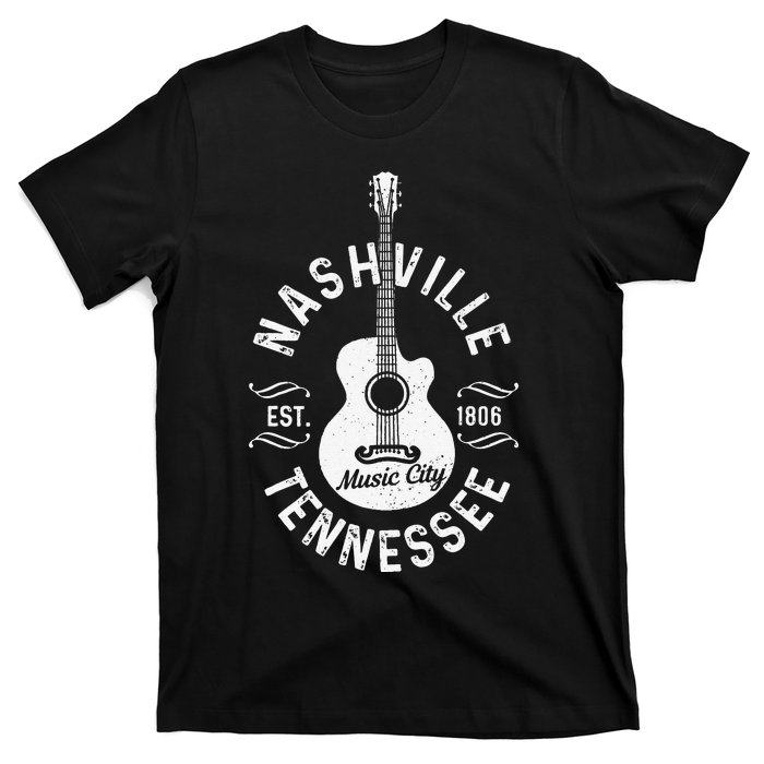 Nashville - Music City Tennessee Country Music Souvenir T-Shirt