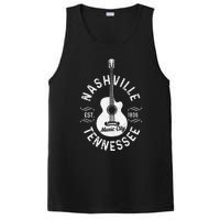 Nashville - Music City Tennessee Country Music Souvenir PosiCharge Competitor Tank