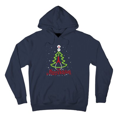 Nurse Merry Christmas Tree Stethoscope Xmas Nurse Christmas Hoodie