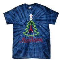 Nurse Merry Christmas Tree Stethoscope Xmas Nurse Christmas Tie-Dye T-Shirt