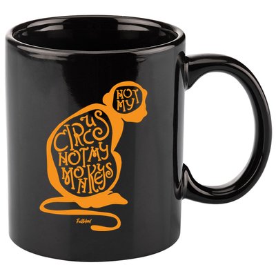 Not My Circus Not My Monkeys 11oz C Handle Ceramic Mug