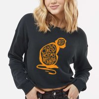 Not My Circus Not My Monkeys Cropped Pullover Crew
