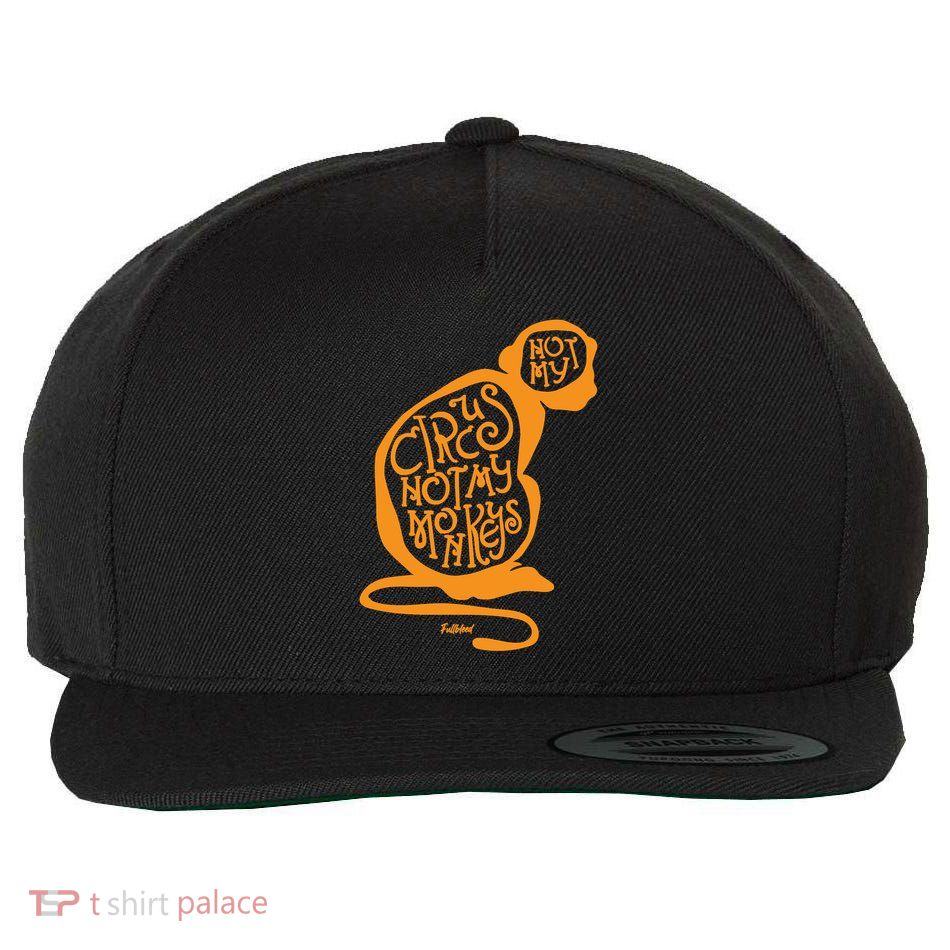 Not My Circus Not My Monkeys Wool Snapback Cap