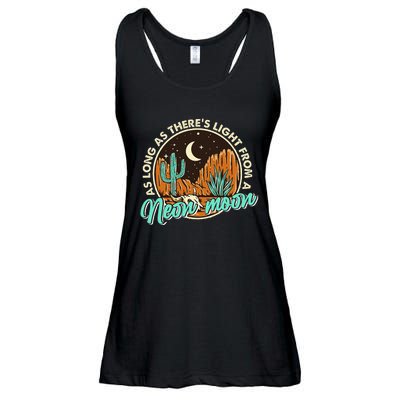 Neon Moon Cactus Country Mountain Vintage Retro Western Cow Ladies Essential Flowy Tank