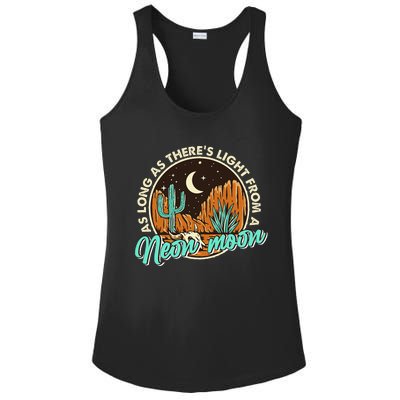 Neon Moon Cactus Country Mountain Vintage Retro Western Cow Ladies PosiCharge Competitor Racerback Tank