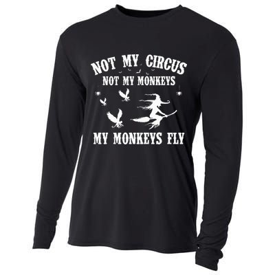 Not My Circus Not My Monkeys My Monkeys Fly Halloween Cooling Performance Long Sleeve Crew