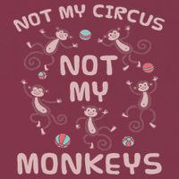 Not My Circus Not My Monkeys 16oz Travel Tumbler
