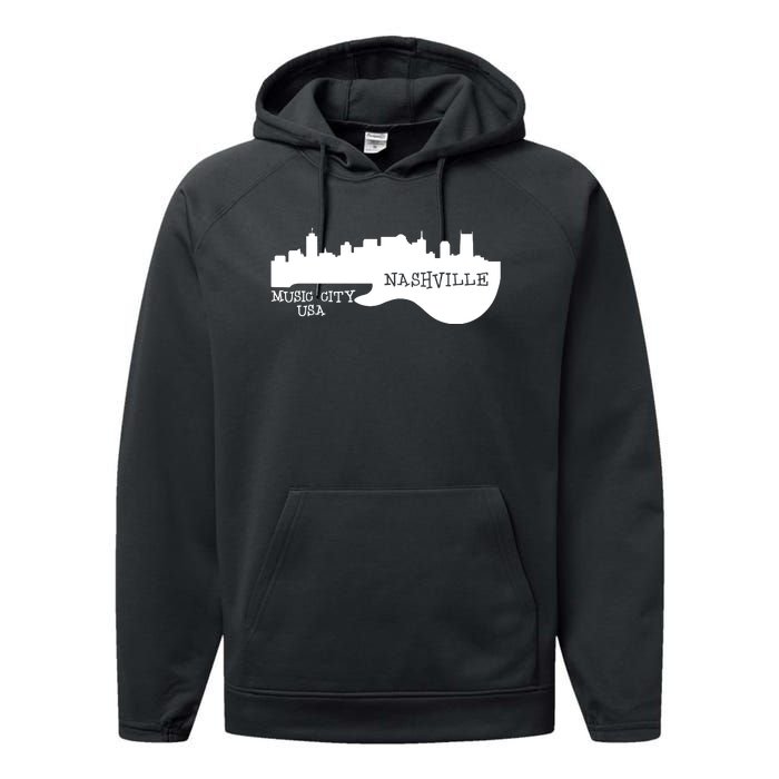 Nashville, Music City USA Performance Fleece Hoodie