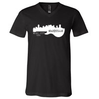 Nashville, Music City USA V-Neck T-Shirt