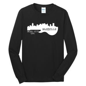 Nashville, Music City USA Tall Long Sleeve T-Shirt