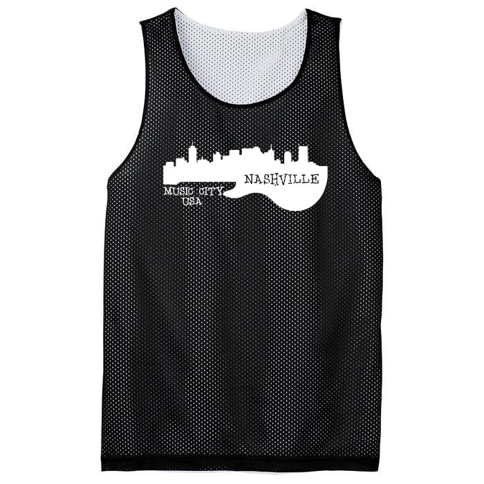 Nashville, Music City USA Mesh Reversible Basketball Jersey Tank