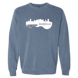 Nashville, Music City USA Garment-Dyed Sweatshirt