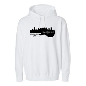 Nashville, Music City USA Garment-Dyed Fleece Hoodie