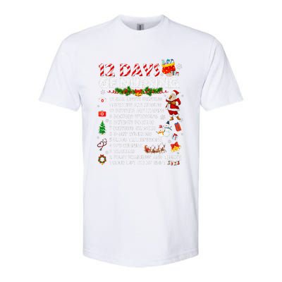 Nurses Merry Christmas Funny 12 Days of Nursing Xmas Softstyle CVC T-Shirt