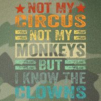 Not My Circus Not My Monkeys But I Know The Clowns Legacy Tie Dye Trucker Hat